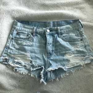 Denim shorts